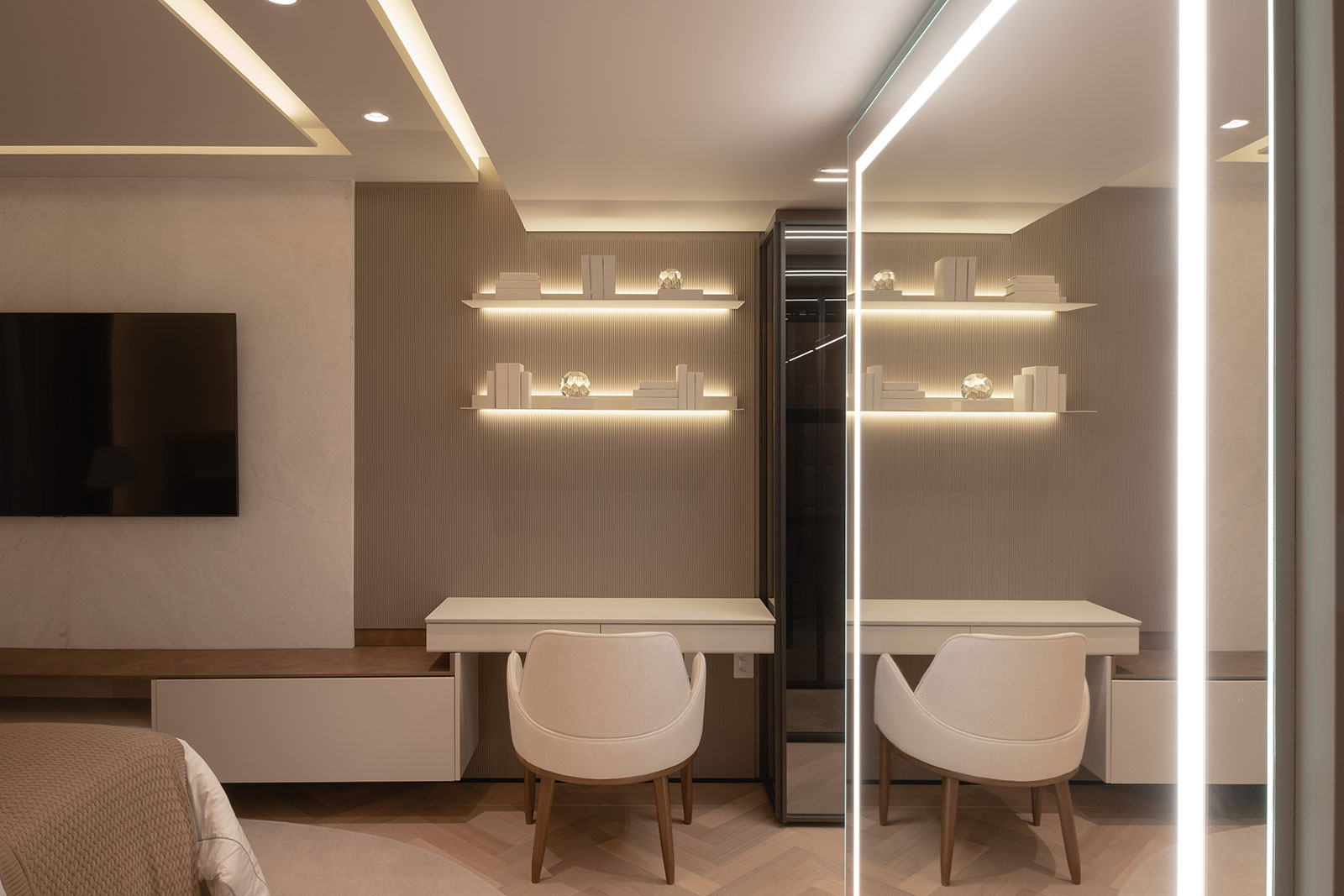 Imagens de dormitórios dos móveis andreatta