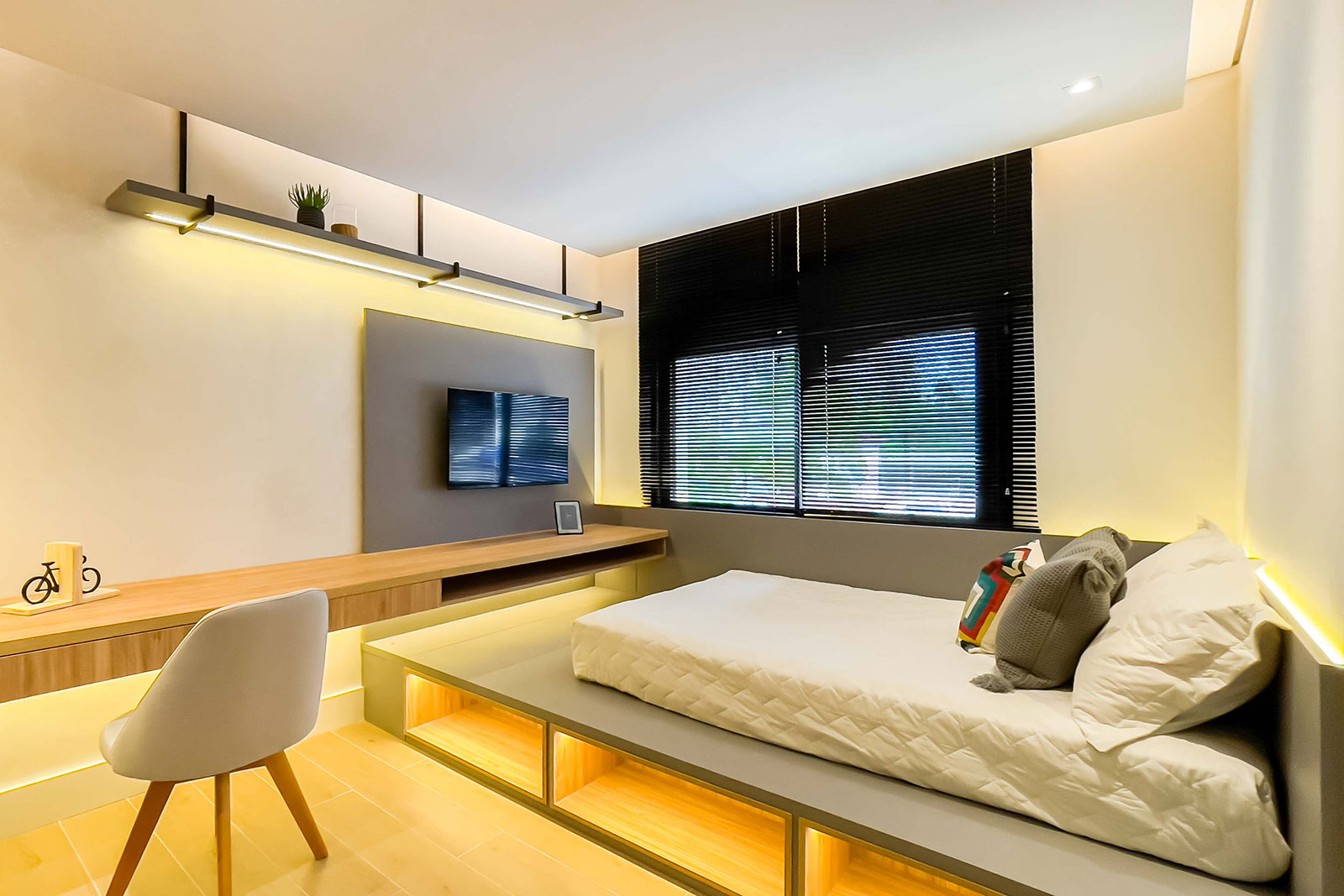 Imagens de dormitórios dos móveis andreatta