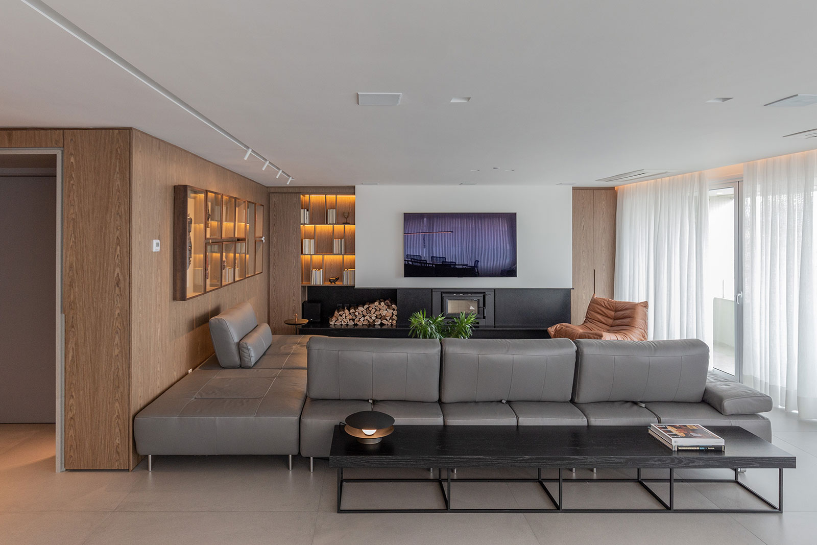 Imagens de estar social dos móveis andreatta