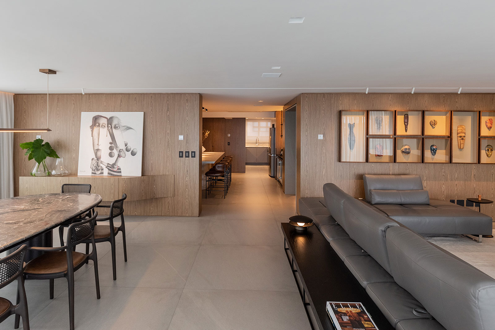 Imagens de estar social dos móveis andreatta