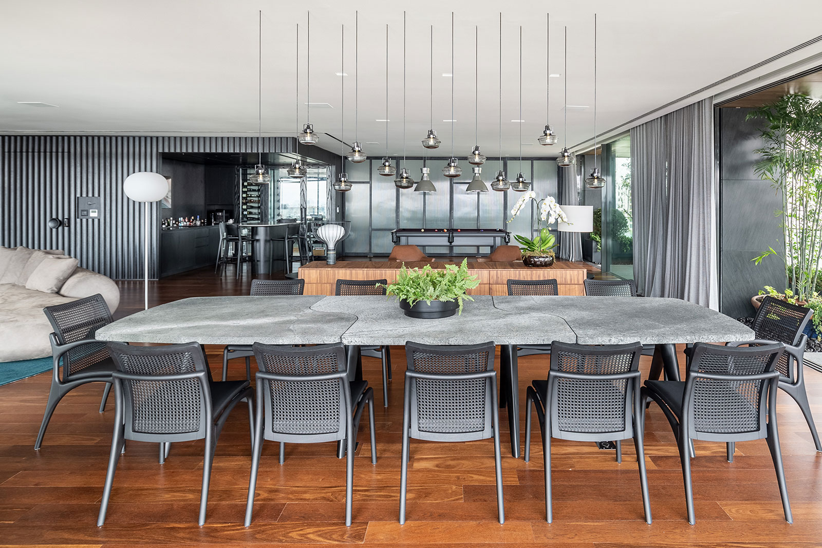 Imagens de estar social dos móveis andreatta