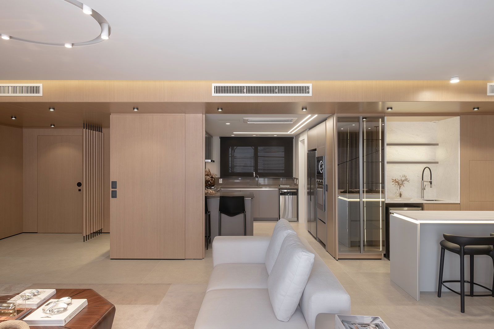 Imagens de estar social dos móveis andreatta